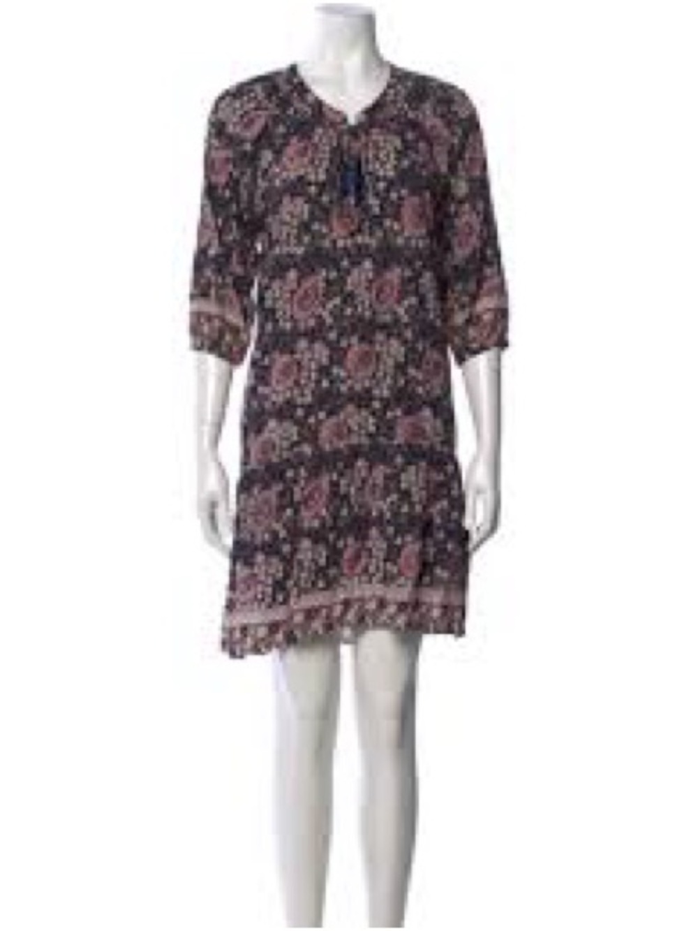 Natalie Martin Stevie Dress in Purple floral size large